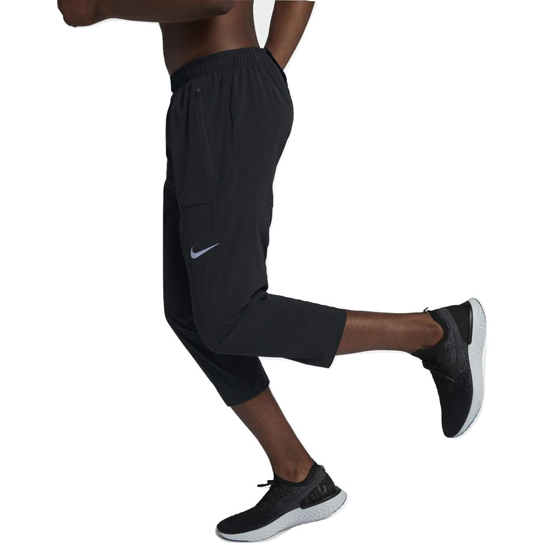 Nike Run Division Men's Running Pants (Black/Heather, Large